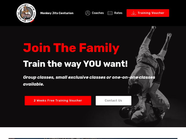 Monkey Jits Centurion | Website Monkey Jits Centurion - Website